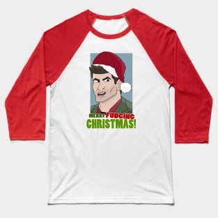 Supernatural Fudging Christmas Baseball T-Shirt